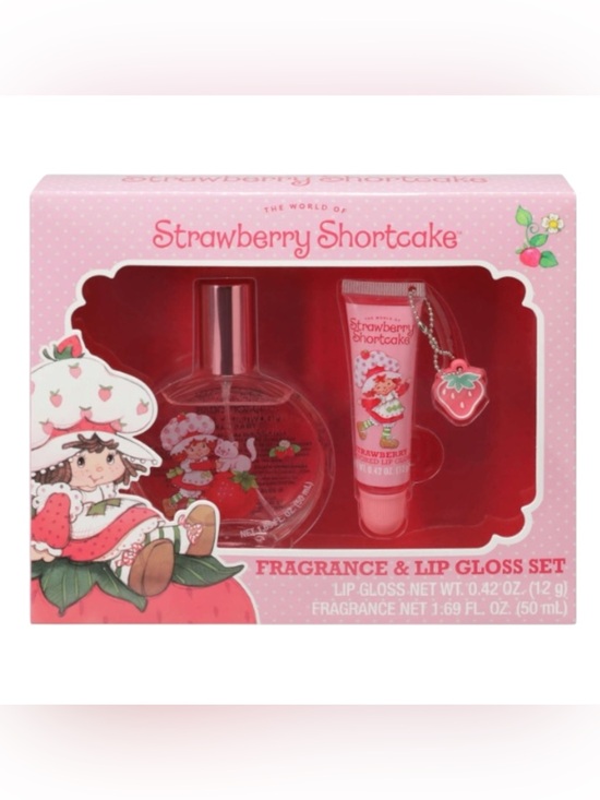 Strawberry Shortcake Other - New Strawberry Shortcake Fragrance & Lip Gloss Set Gift Girl’s l